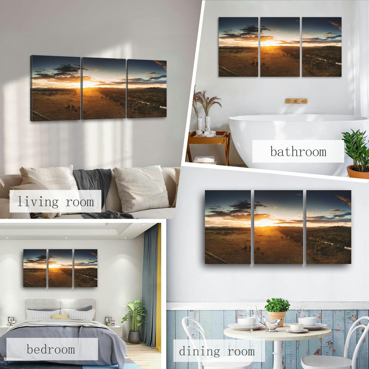 Amazon.com: the road the new south wales countryside 3 Piece